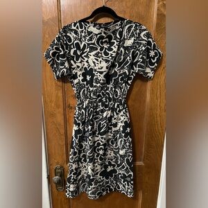 Handmade floral print dress